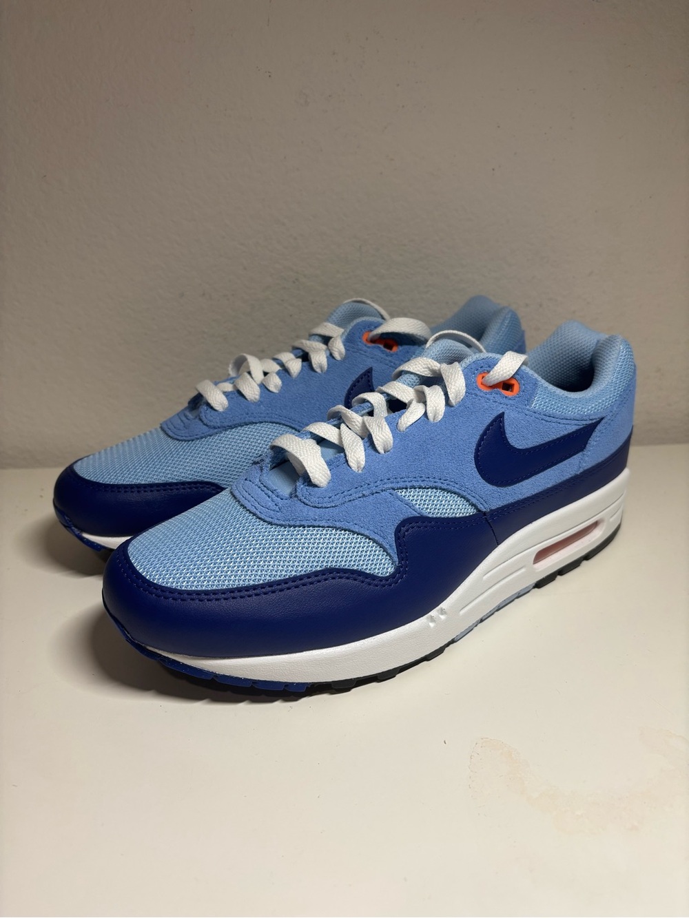 NEW NIKE Air Max 1 Essential Psychic Blue Mens Size 8.5